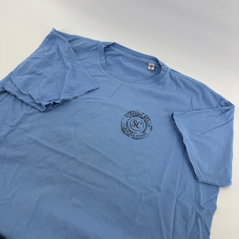 Surfside Beach‎ Carolina Coast SC Nautical Apparel Mens XL Blue T Shirt